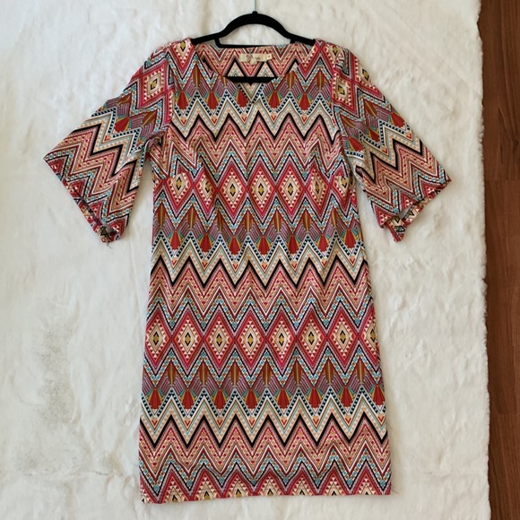 ๐บ2 for $23 ๐บ Multi-Color 3/4 Sleeve Dress - Picture 4 of 11